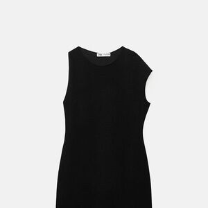 Zara Black Asymmetrical Dress